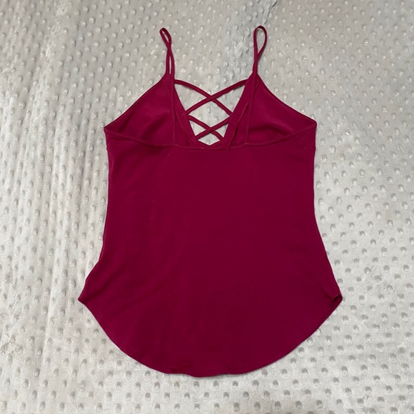 Express One Eleven Raspberry red cami/tank - Picture 6 of 6